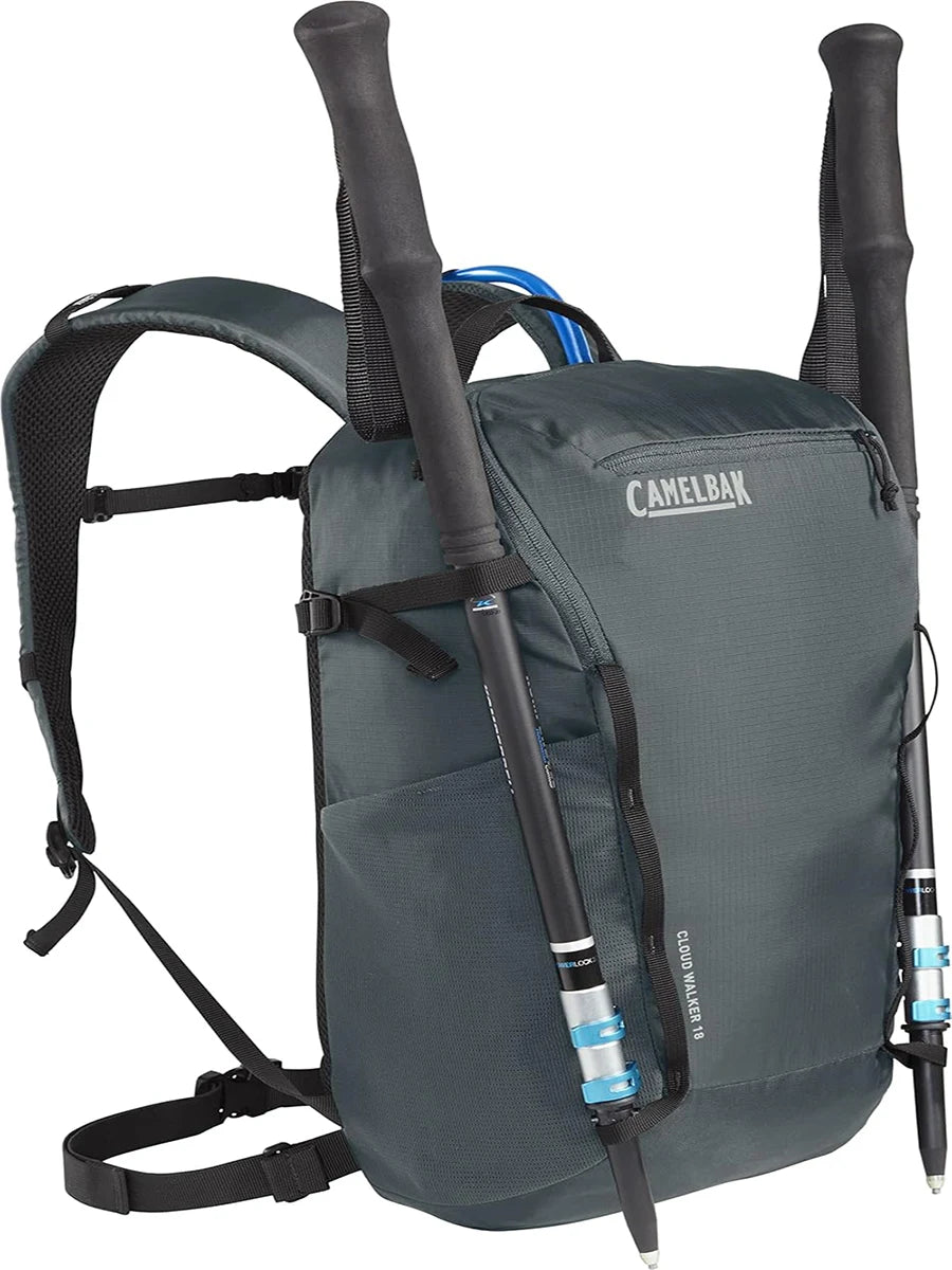 Camelbak Cloudwalker™ 18 Hydration Pack – 85 oz Water Reservoir, Dark Slate/Black