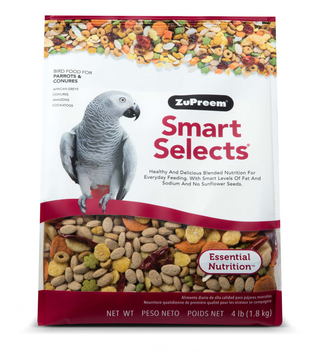 Zupreem Smart Selects Parrots & Conures - 1.8kg (Sale)
