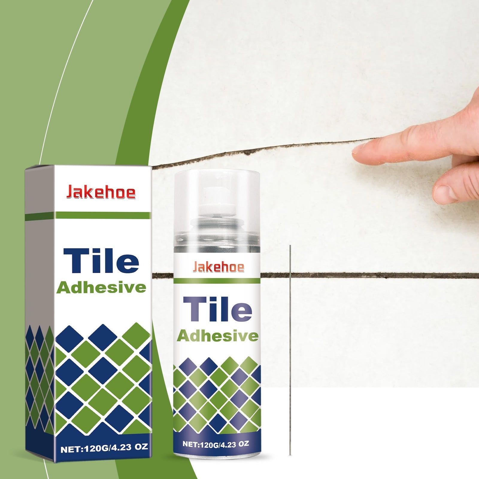 Premium Tile Adhesive Waterproof Leak-Proof Repair Glue, Easy Crack Fix, Durable Solution ,120g