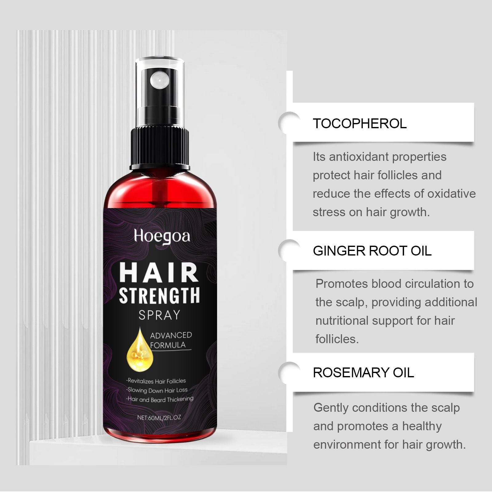 Hydrating Hair Care Spray Leave-In Mist 60ml