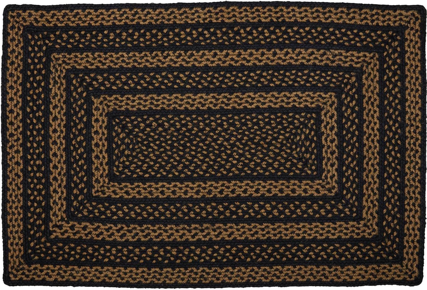 AIESY®  Beautiful Braided Reversible Cotton Area Door Mat For Home