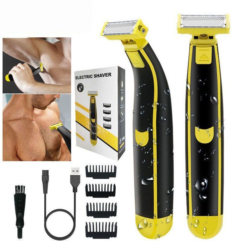 Men's Waterproof Body Hair Trimmer Kit