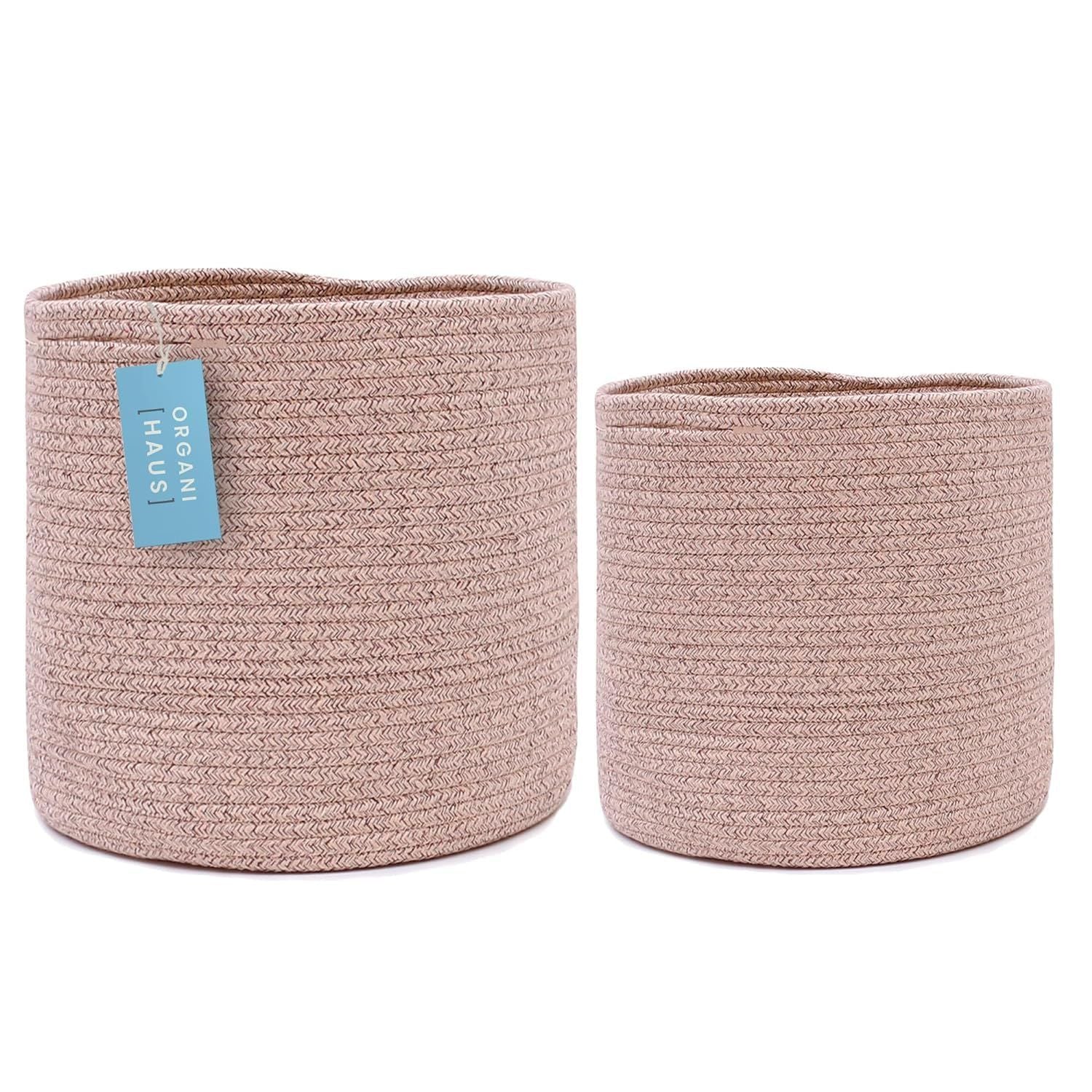 Indoor Woven Round Decorative Plants Cachepot