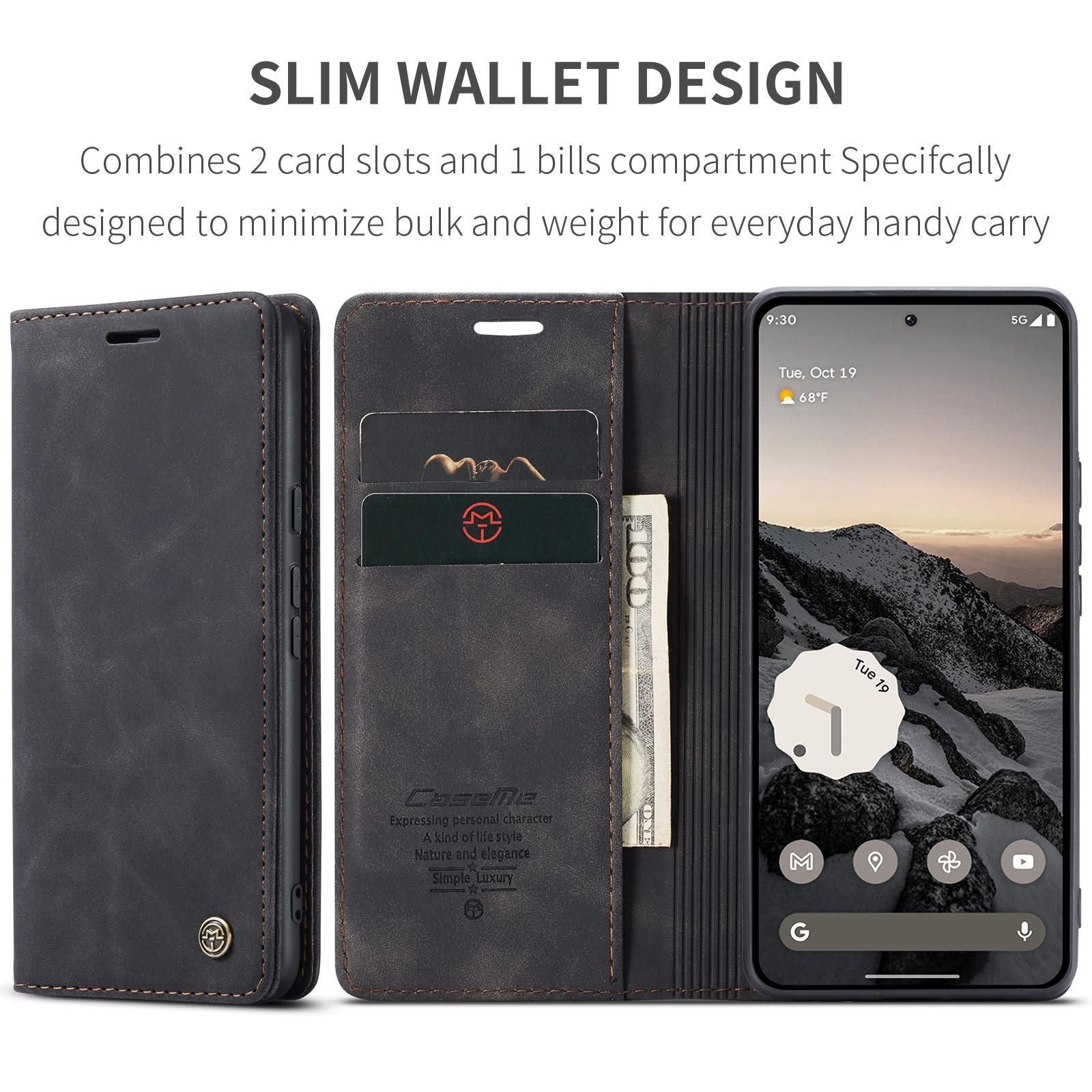 Multifunction Leather Case For Google Pixel 9a