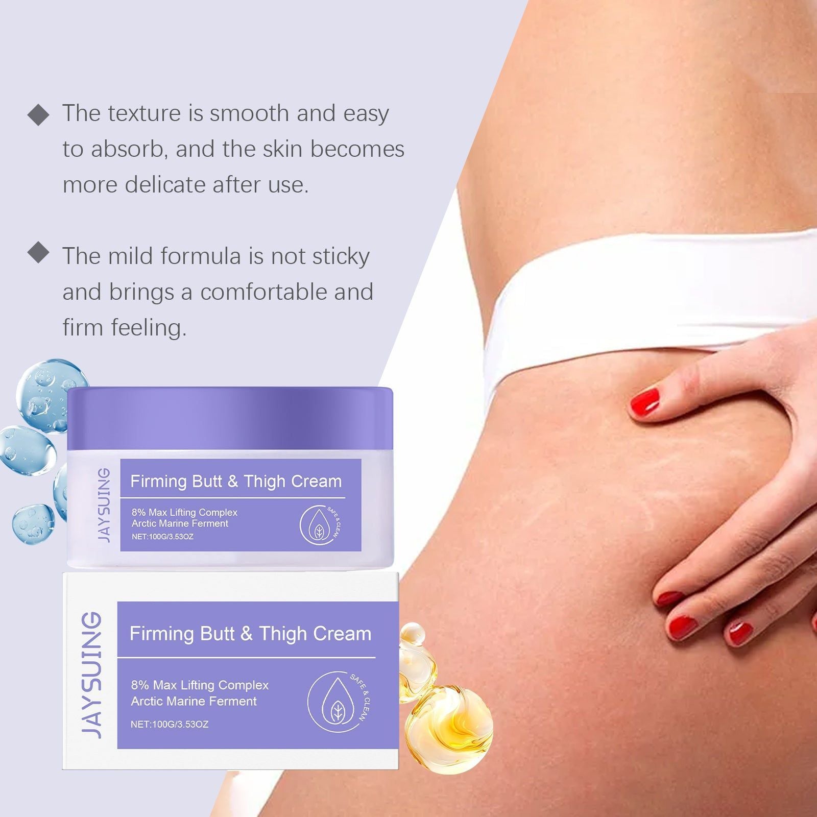 Body Care Moisturizing Cream, Hydrating Nourishing Daily Skin Solution ,100g
