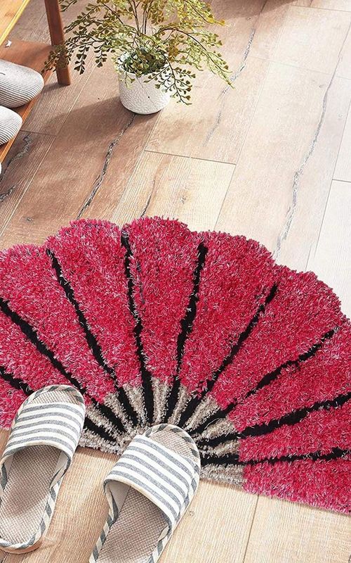 AIESY® Beautiful 5D Designer Half Sunflower Microfiber Door mat