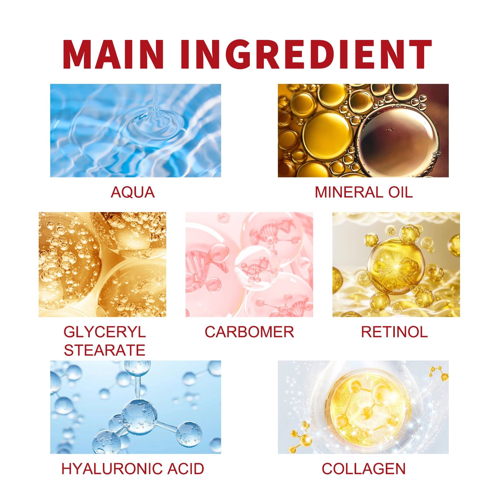 Deep Moisturizing Retinol Cream, Fade Fine Lines, Firm Skin, Anti-Aging, Hydrating ,30g