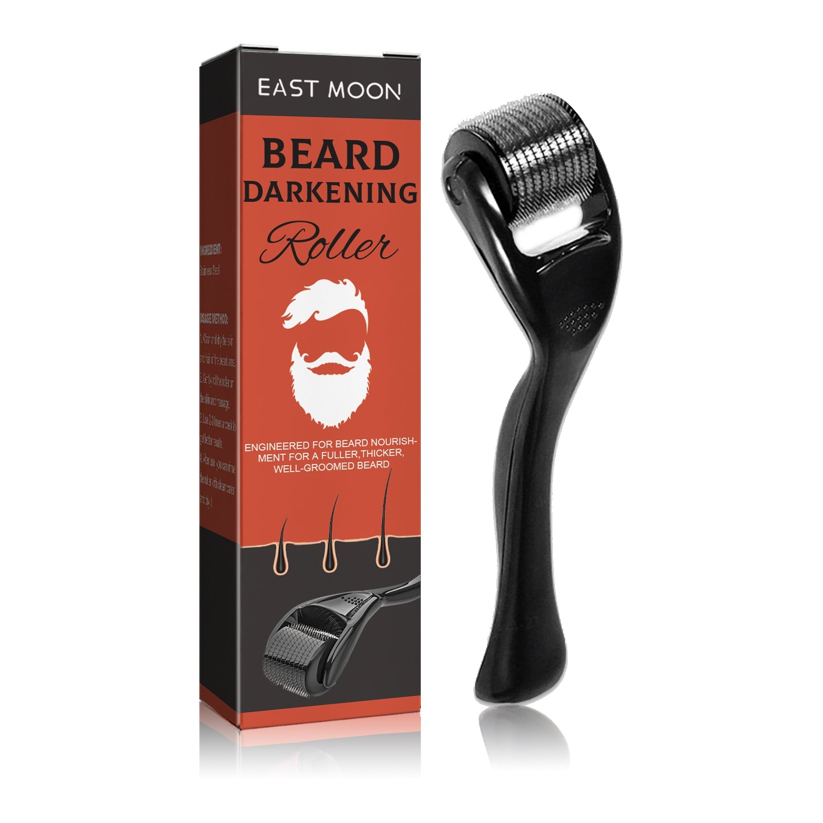 Beard Roller, Thicker, Fuller Beard Growth, Nourishing, Easy to Use ,1pcs