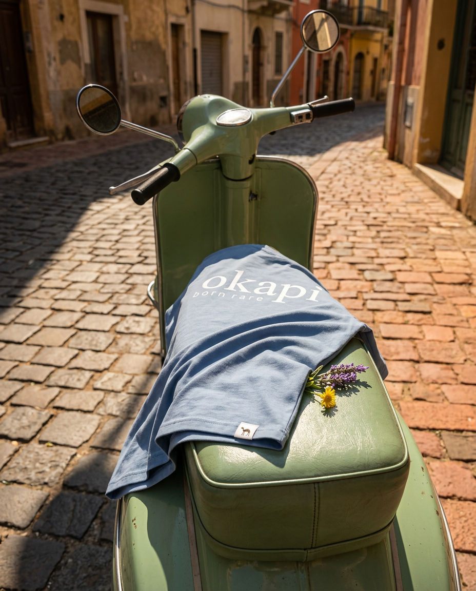 Okapi Blue Striped Legacy T-Shirt