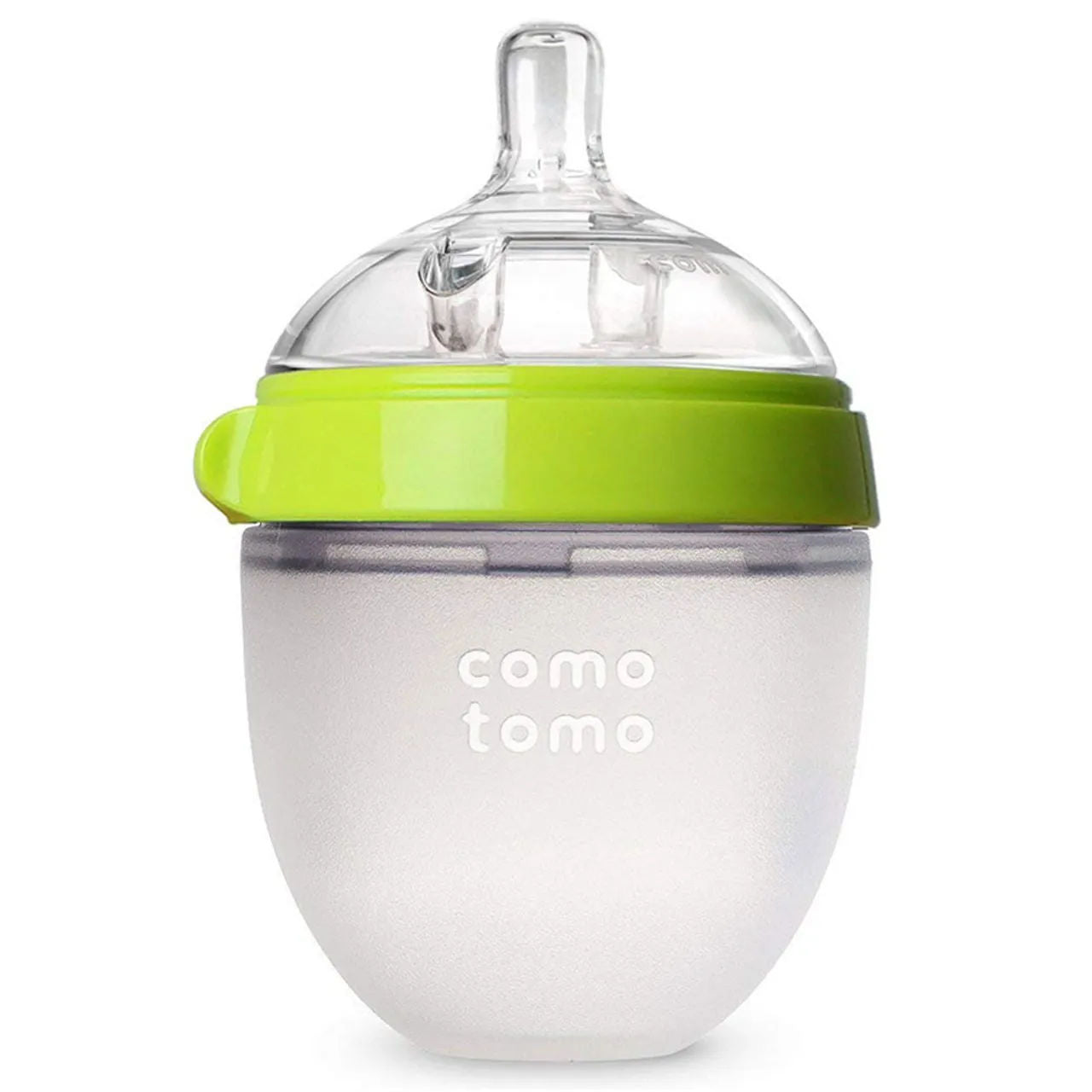 Comotomo - Natural Feel Baby Bottle Single Pack - Green -150ml