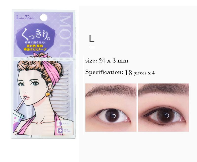 Double Eyelid Tape With Tool Invisible Natural Double Eyelid Tape Enlarge Eyes