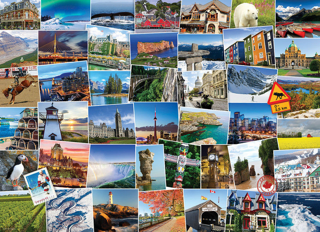 Globetrotter Canada 1000 Pieces Puzzle