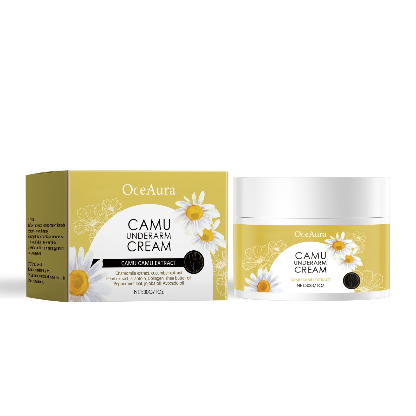 Body Care Cream, Gently Neutralizes Odor, Long-Lasting Freshness, Daily Body Cleansing ,30g