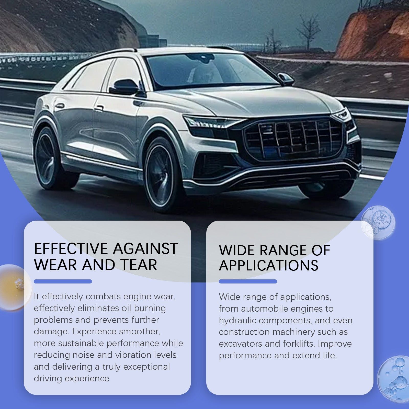 Boost Engine Anti-Wear Protection, Reduce Noise, Extend Engine Life ,1set