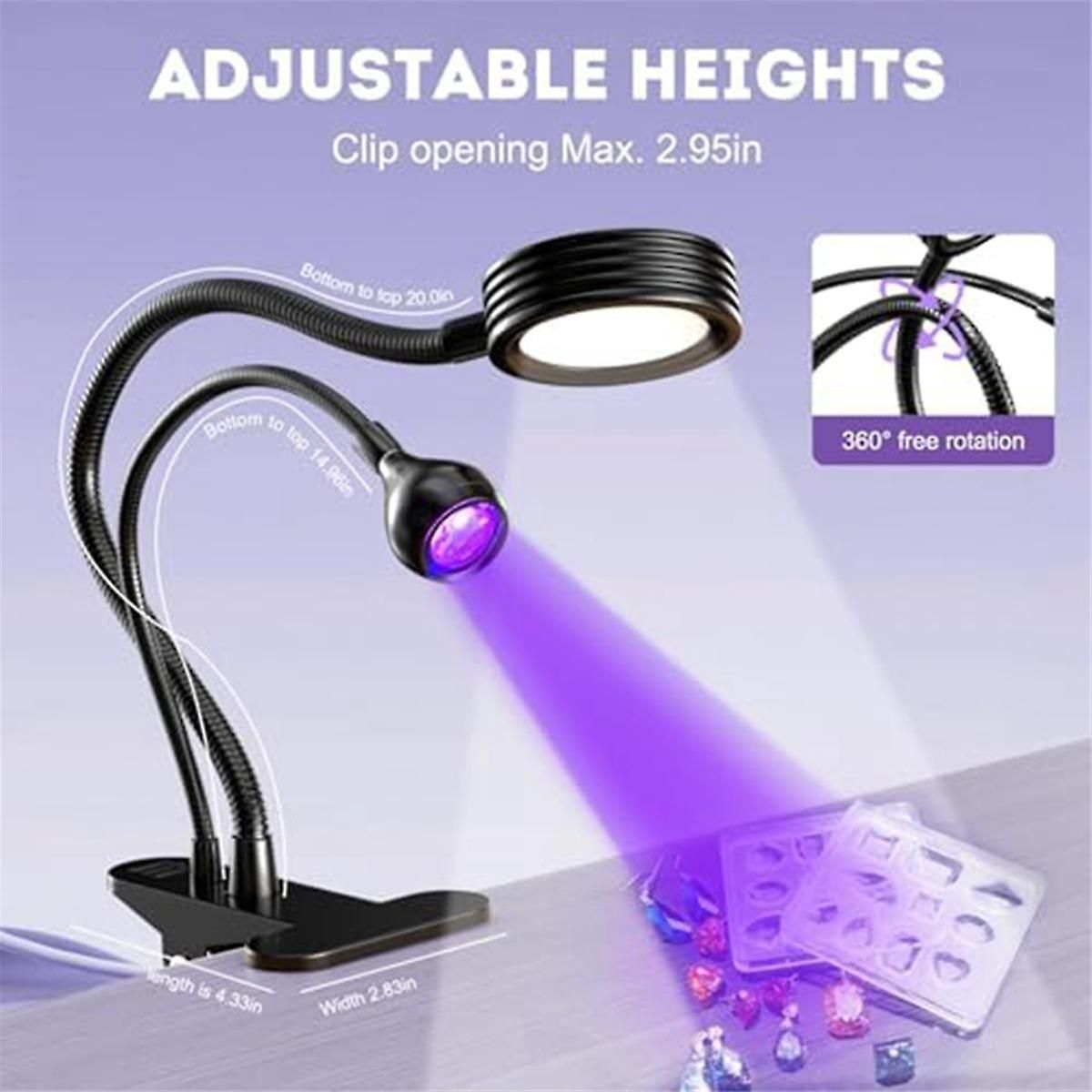 U V Light For Resin - For Curing 9 Gears U V Light For Resin Usb Plug Led Curing Lamp Ajustable Gooseneck Cure Lamp