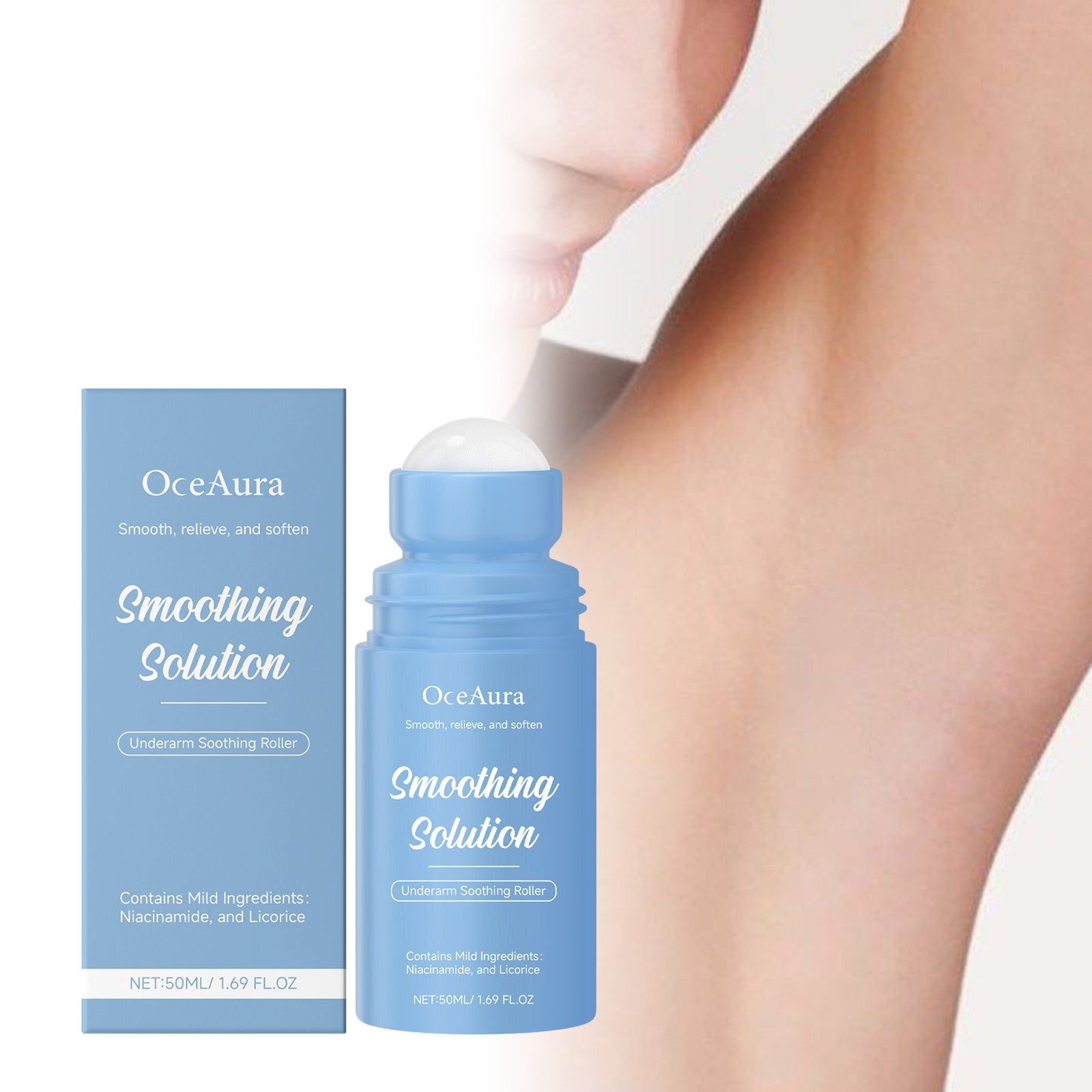 After Shave Ball, Soothe Skin, Gentle Moisturizer, Daily Skin Care, Sensitive Skin Relief ,50ml
