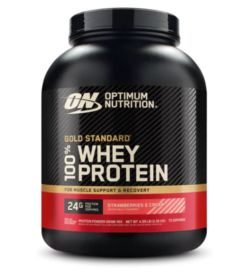 ON 100% WHEY GOLD Std 5-LB STRAWBERRY CREAM