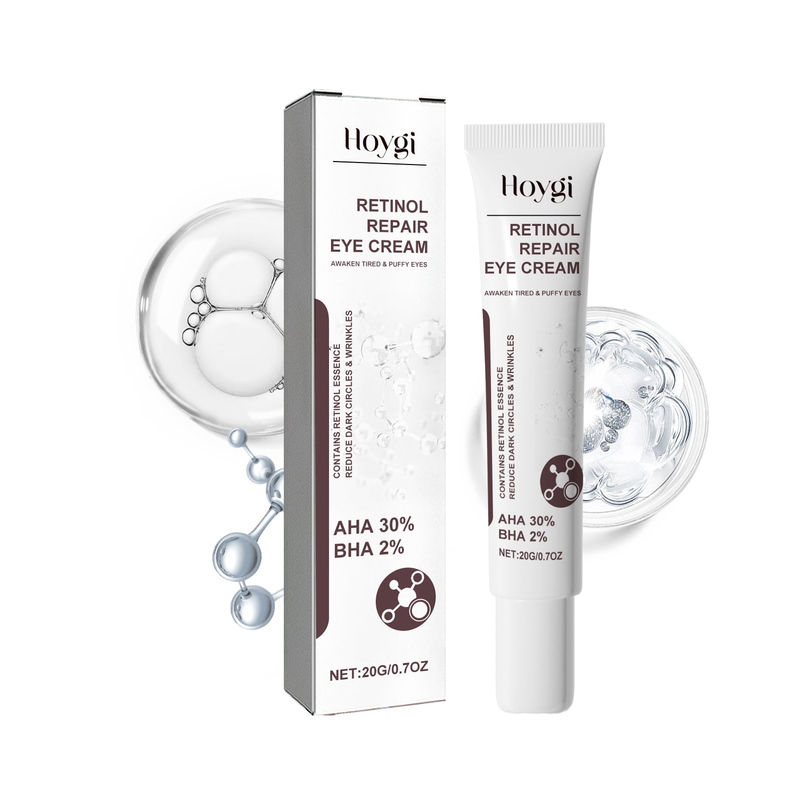 Retinol Eye Cream, Firming Wrinkle Repair, Dark Circles, Anti-Aging, Brightening ,20ml