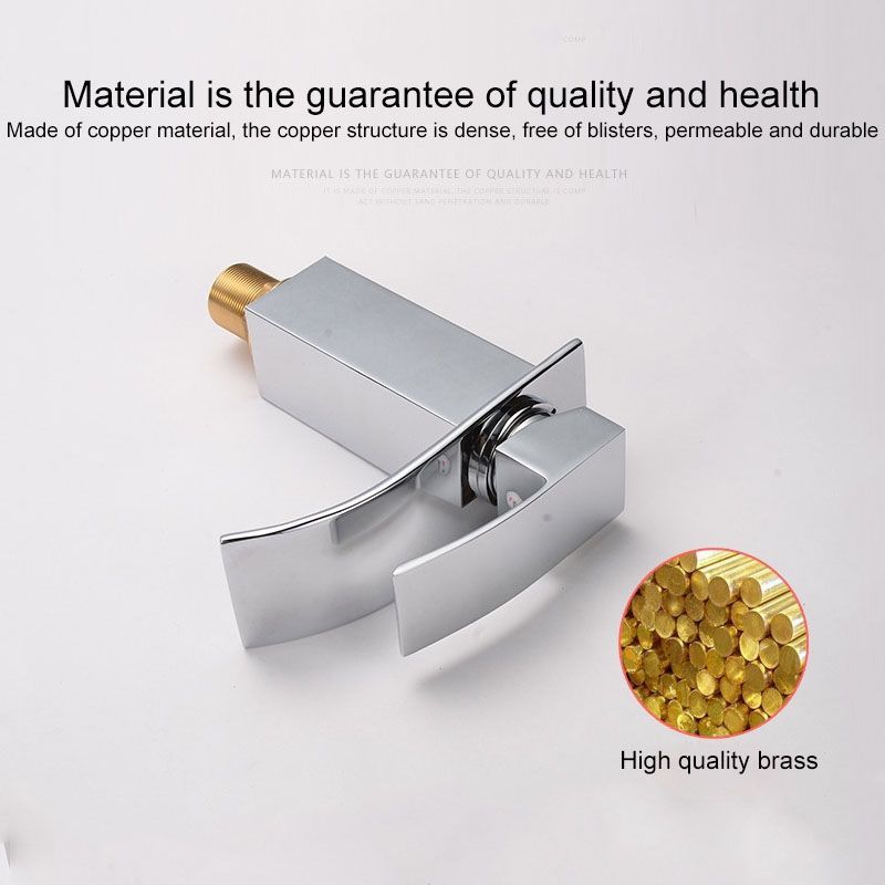 KOEN Waterfall Bathroom Faucet Sinks Mixer Tap Cold And Hot Water Tap KOEN Waterfall Bathroom Faucet