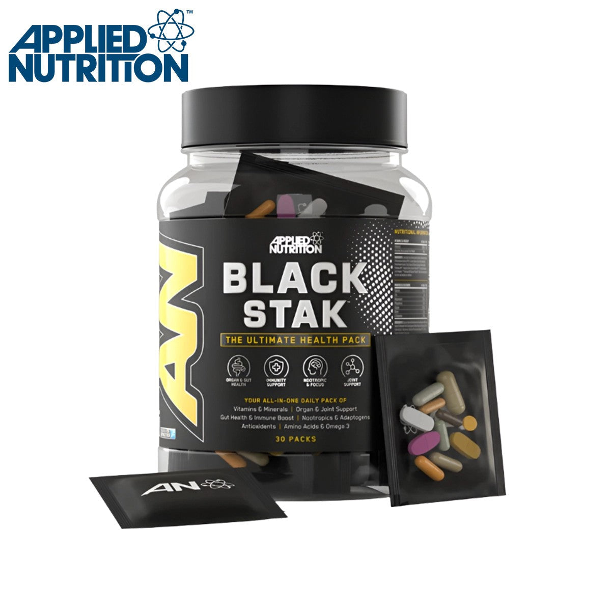 AN BLACK STAK MULTIVITAMIN - 30 SACHETS