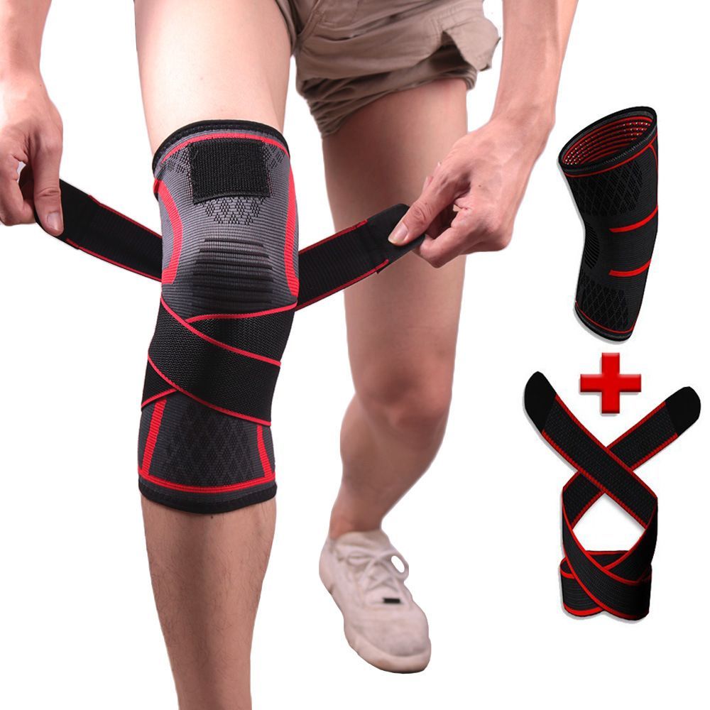 Sports Knee Pad Elastic Bandage Compression Breathable Knee Support Protector Brace