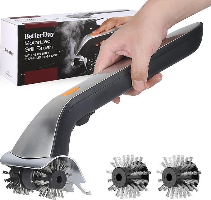 Electric Grill Brush with Water Reservoir Automatic BBQ Brushes for Grill Cleaner