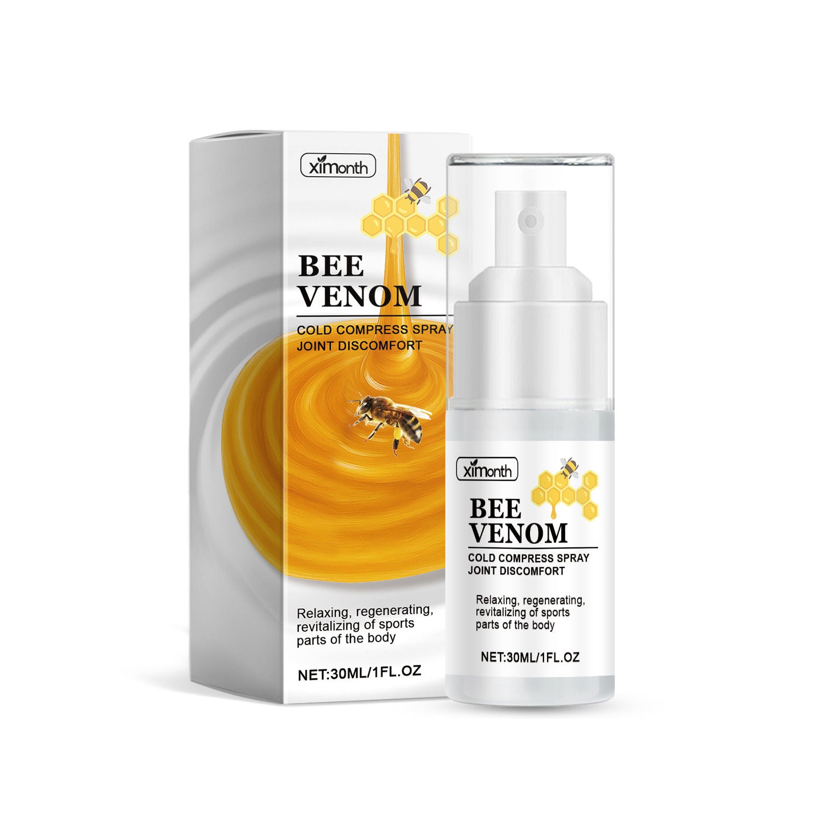 Bee Venom Joint Care Spray, Fast Relief, Deep Tissue Pain, Anti-Inflammatory ,30ml
