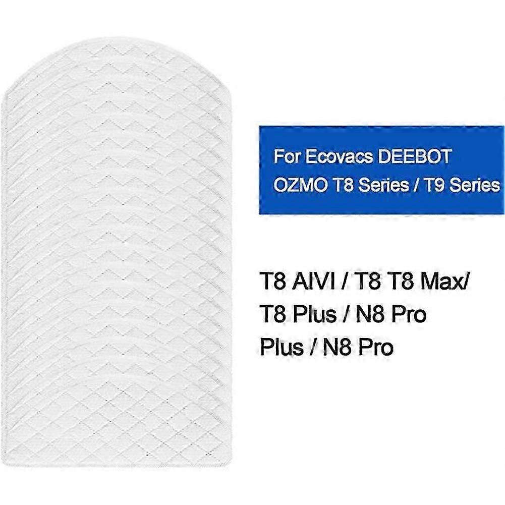 50pcs Mop Cloths for Ecovacs Deebot T8 T9 N8 Series