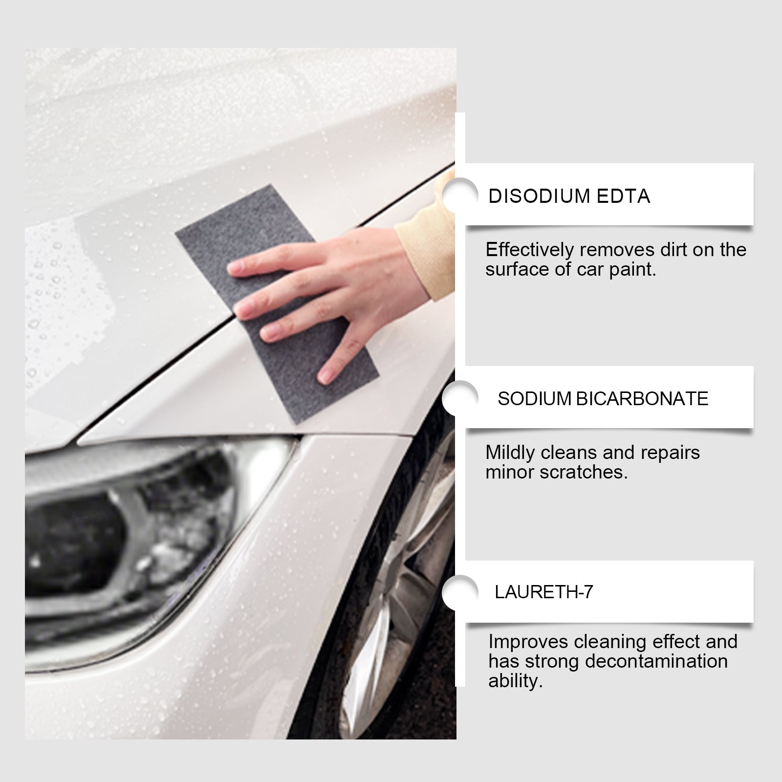Car Scratch Repair Kit, Easy DIY Scratch Remover, Restores Car Paint Gloss ,1set