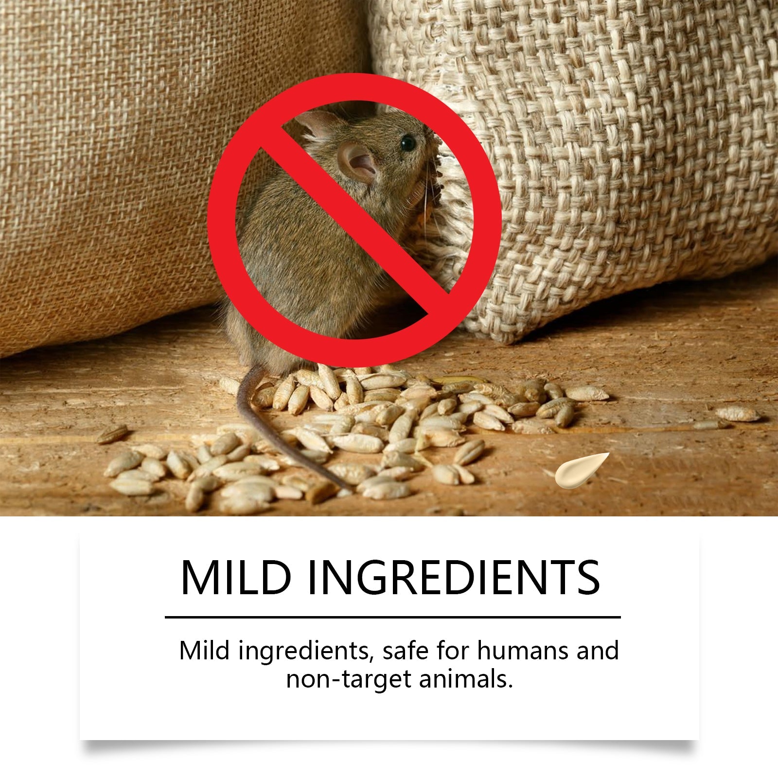 Effective Peppermint Rat Repellent Spray for Deratization, Indoor Outdoor, Long-Lasting ,120ml