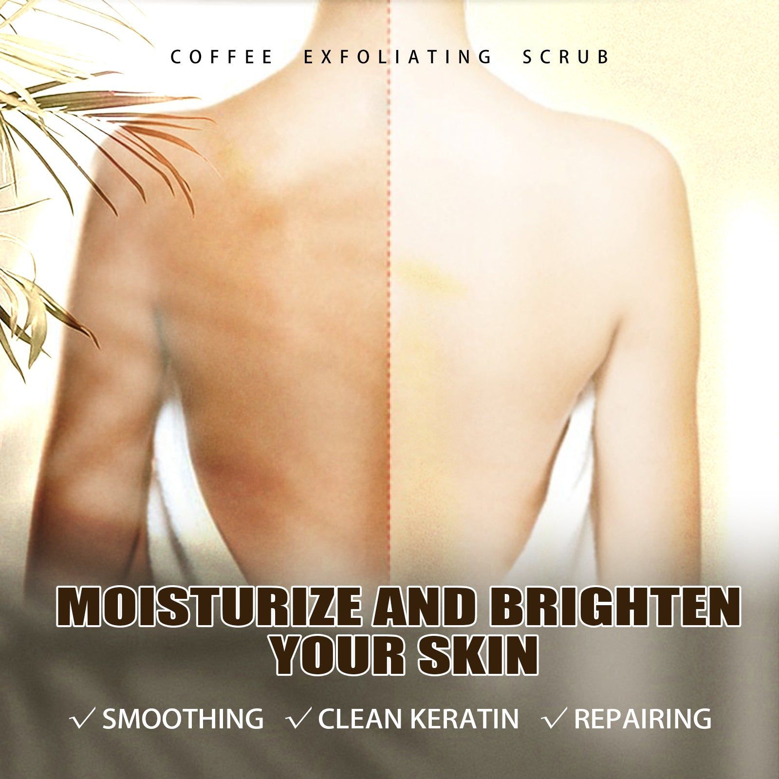 Coffee Scrub Deep Cleansing Exfoliating Skin Brightening Moisturizer ,50g