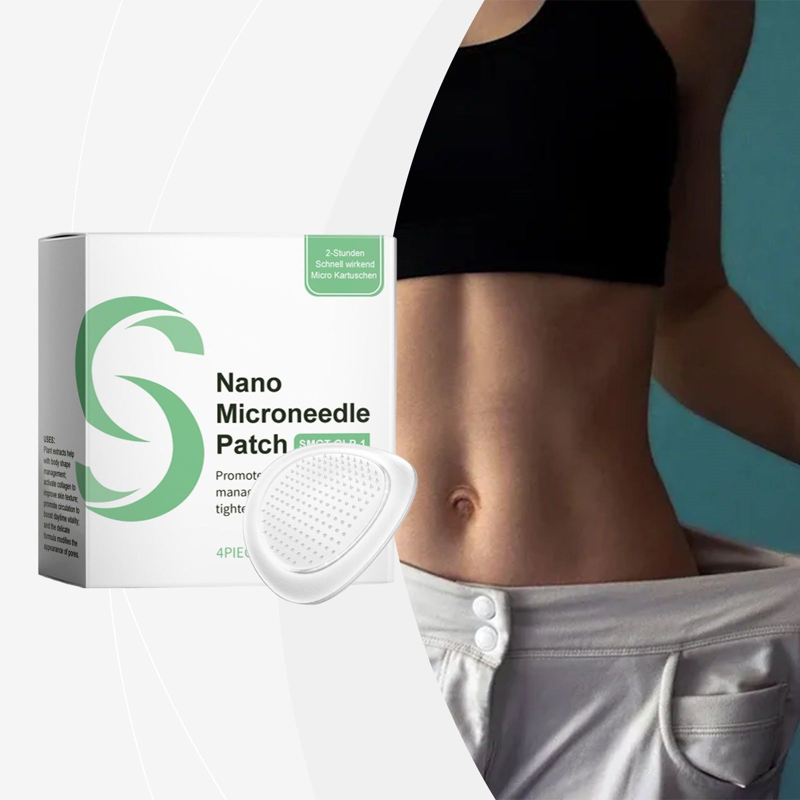 Bodybuilding Slimming Patch, Skin Firming, Weight Loss, Collagen Boost, Daily Care ,4pcs