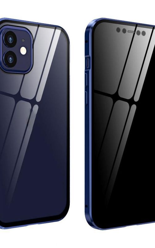 Anti Peep Phone Case Magnetic Full Body Protective Cover For iPhone13 Series