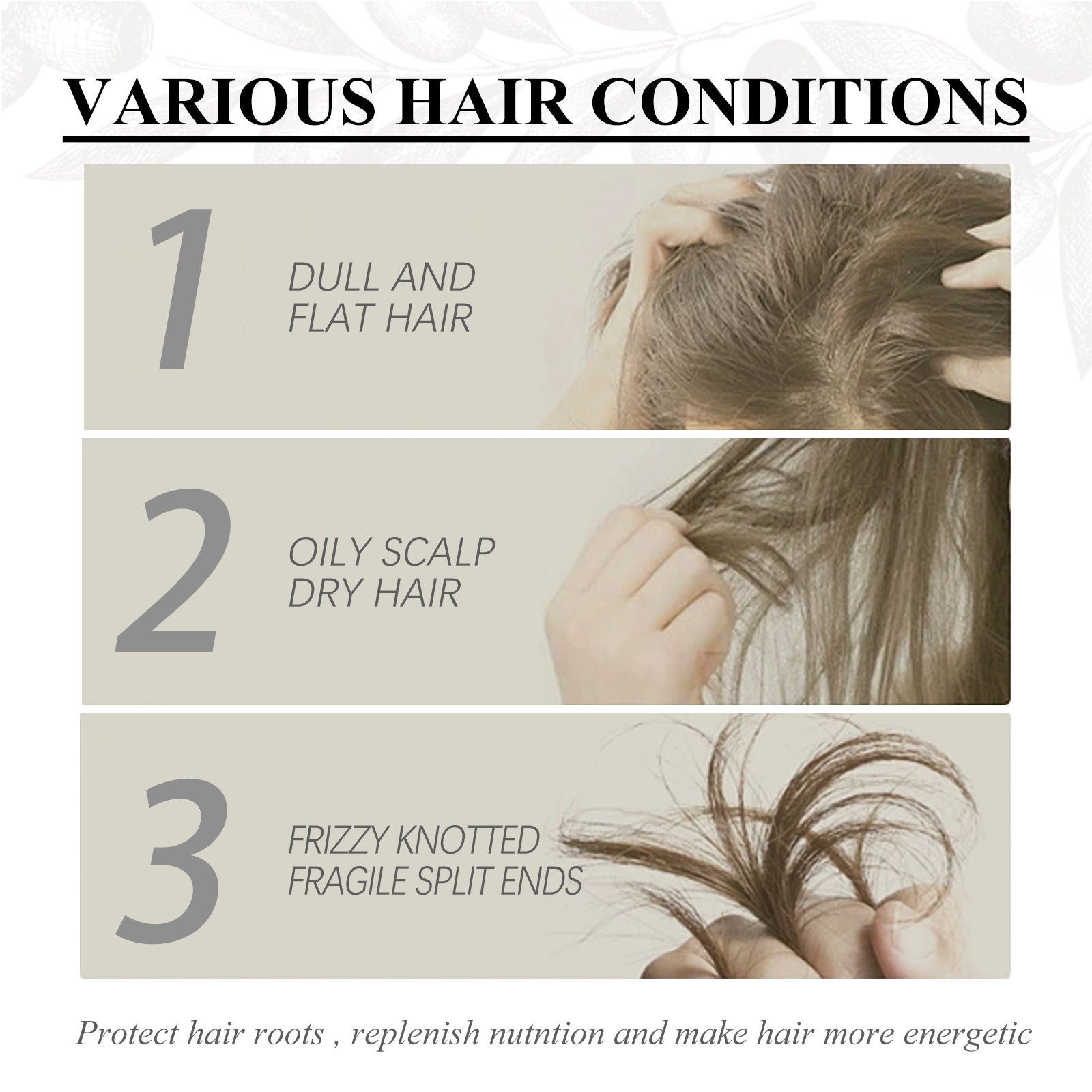 Collagen Hair Mask for Smooth Hair, Deep Moisturizing, Repair Dry Frizzy Hair ,50g