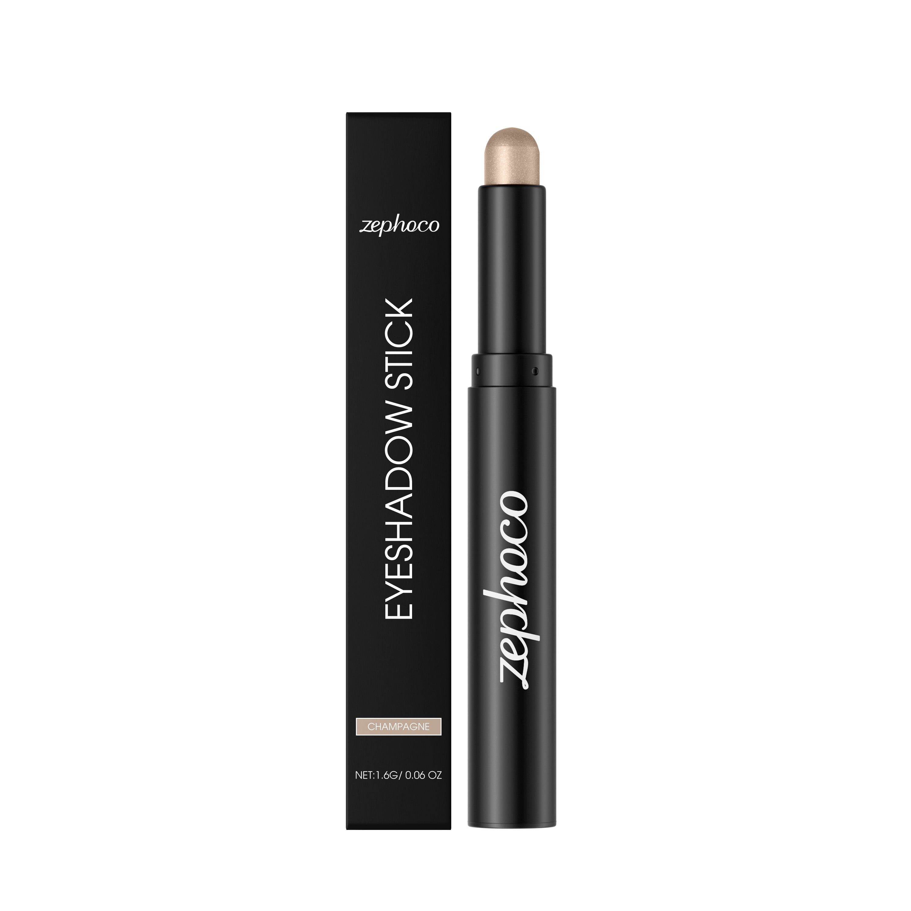 Champagne Eyeshadow Stick, Long-lasting Eye Makeup, Easy to Apply, Shiny and Smooth ,1.6g