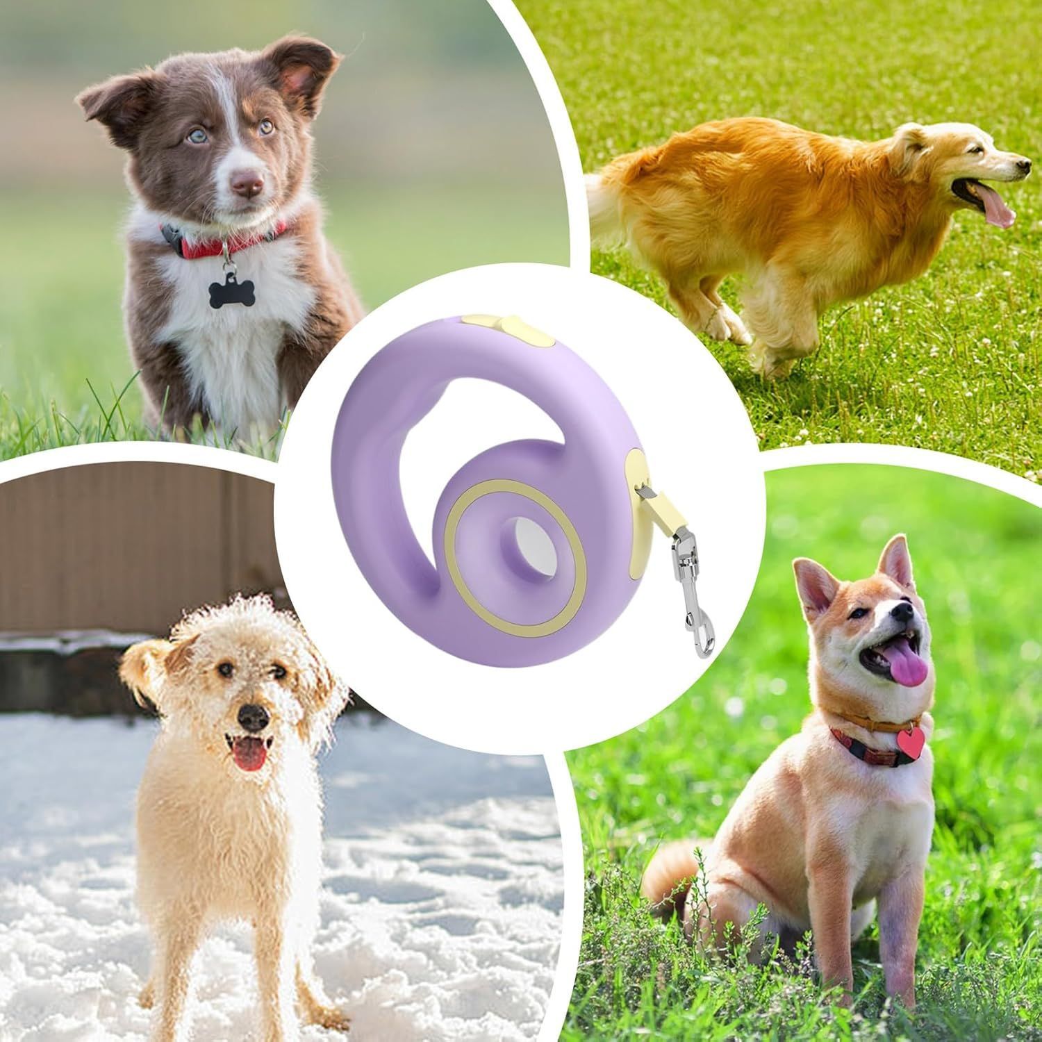 Extendable Dog Leash Retractable Dog Leash for Training Walking