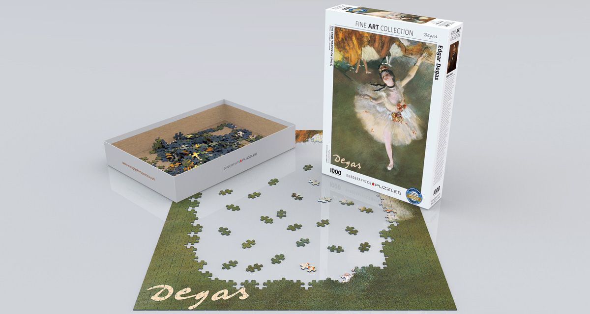 Ballerina By Edgar Dagas 1000 Pieces Puzzle