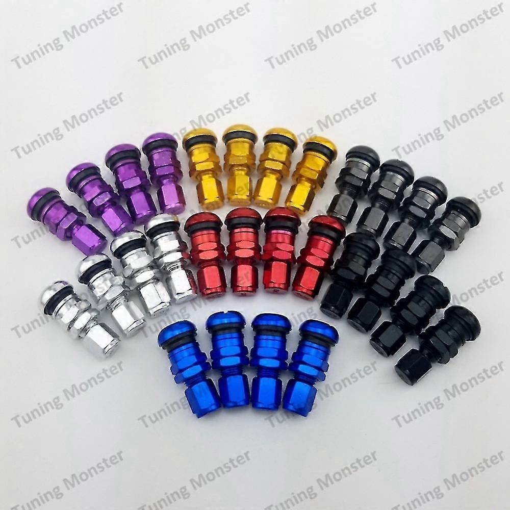 Universal 4 Rays Volk Racing Forged Aluminum Valve Stem Caps Wheels Rims -motor Vehicle Wheel Parts