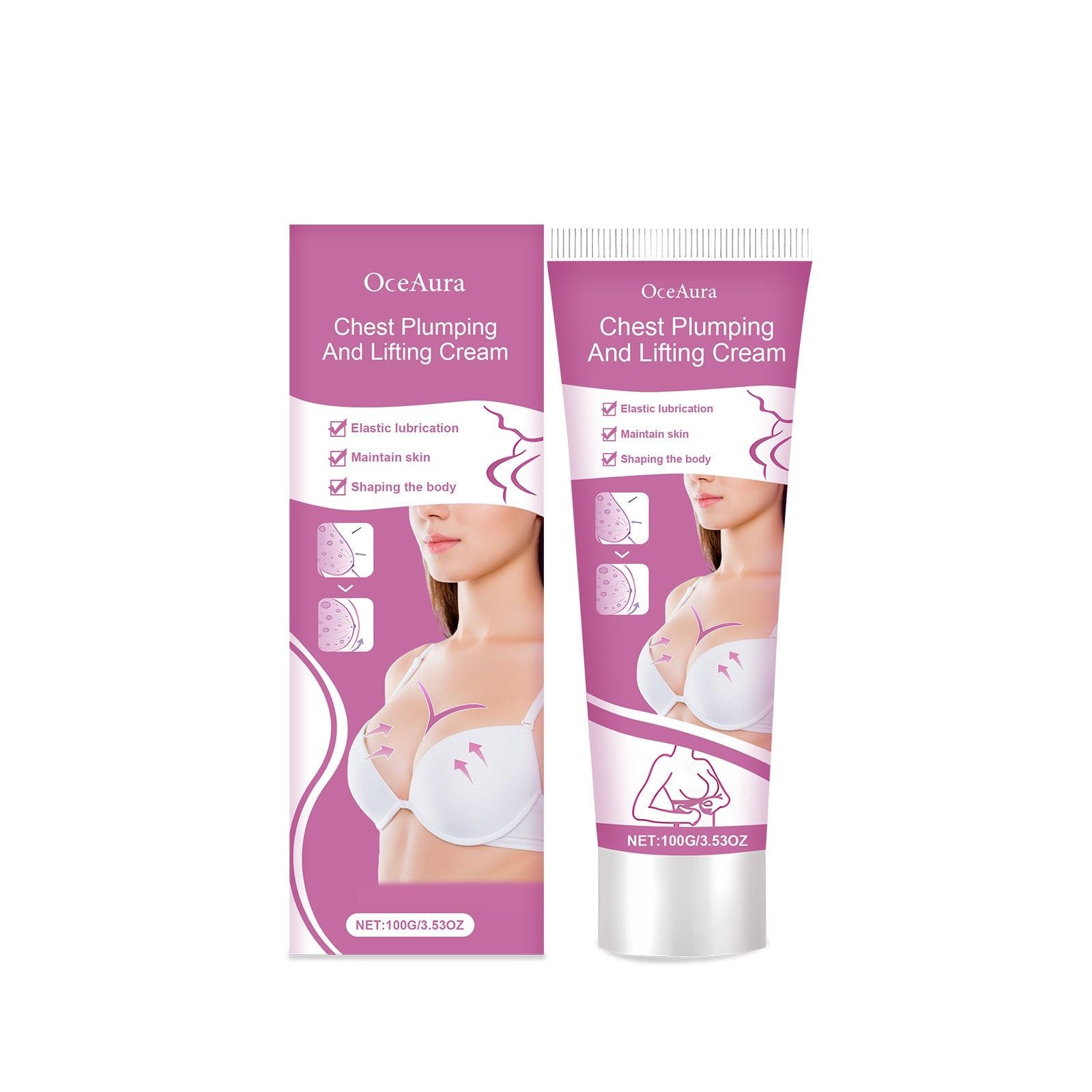 Chest Lift Cream, Firming & Hydrating, Anti-Aging, Skin Elasticity Boost ,100g