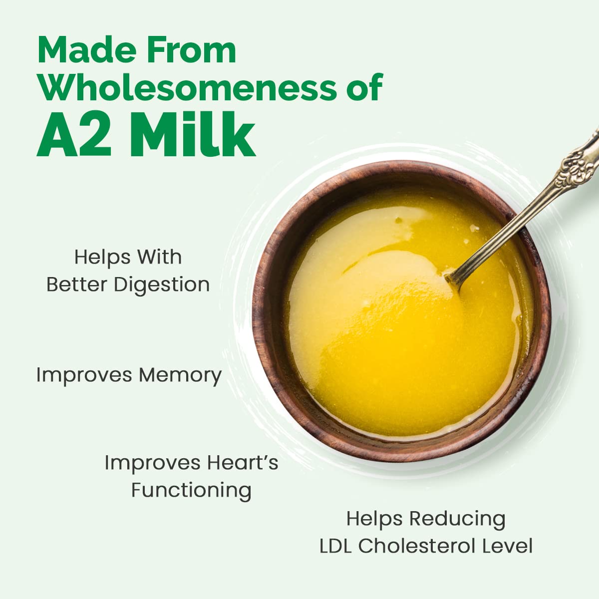 Auric A2 Bilona Desi Cow Ghee 500 ml