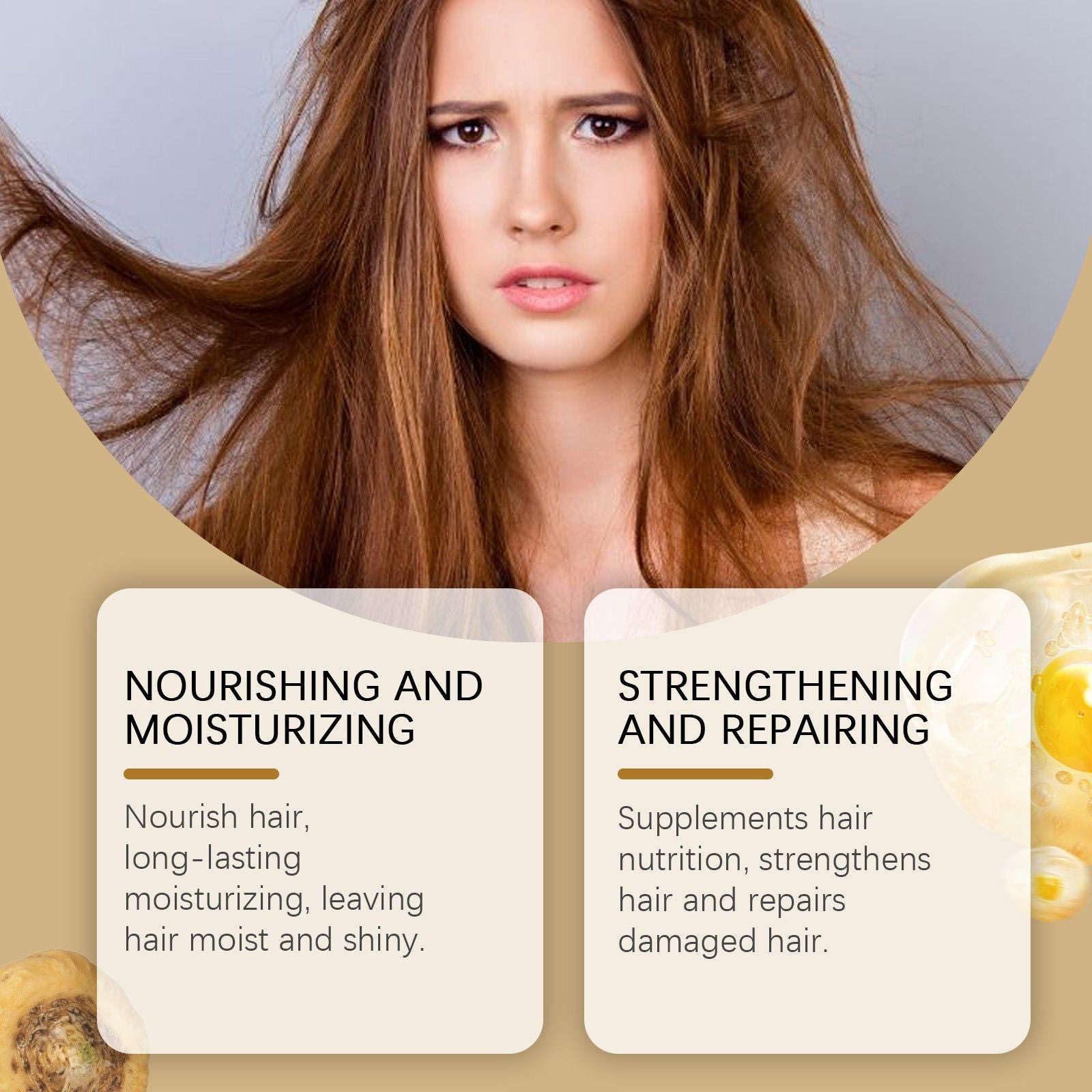 Collagen Hair Care, Moisturizes, Repairs, Nourishes, for Dry Hair, Shine ,100g