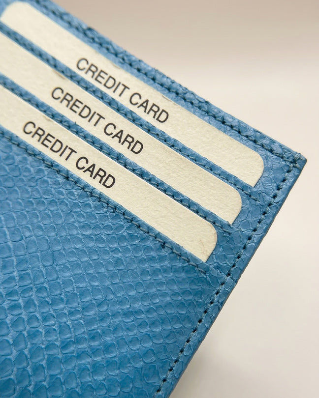 CLAREA Slim Leather Card Holder 10x8.5 cm