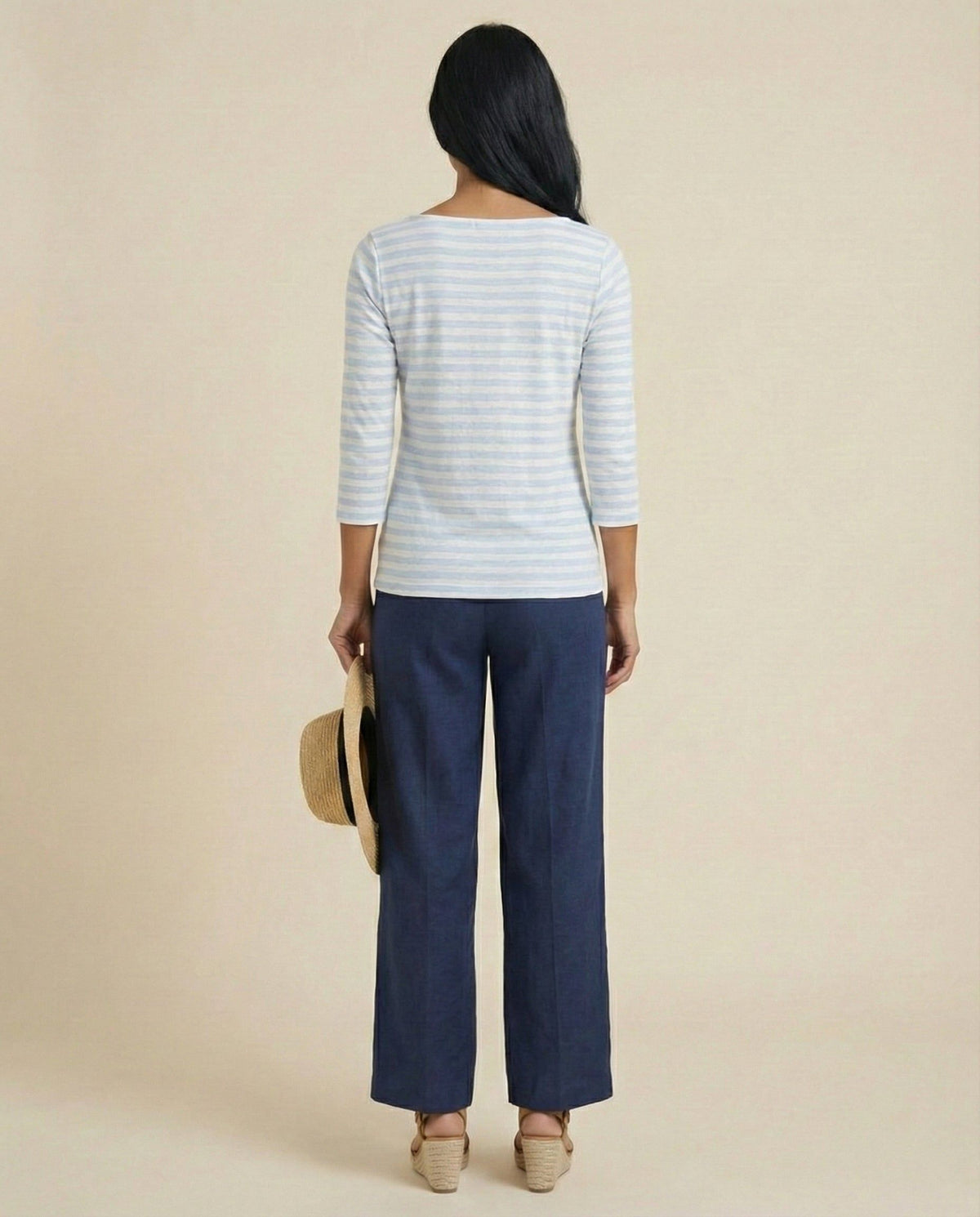 Jones New York Shirt Long Sleeve Stripped