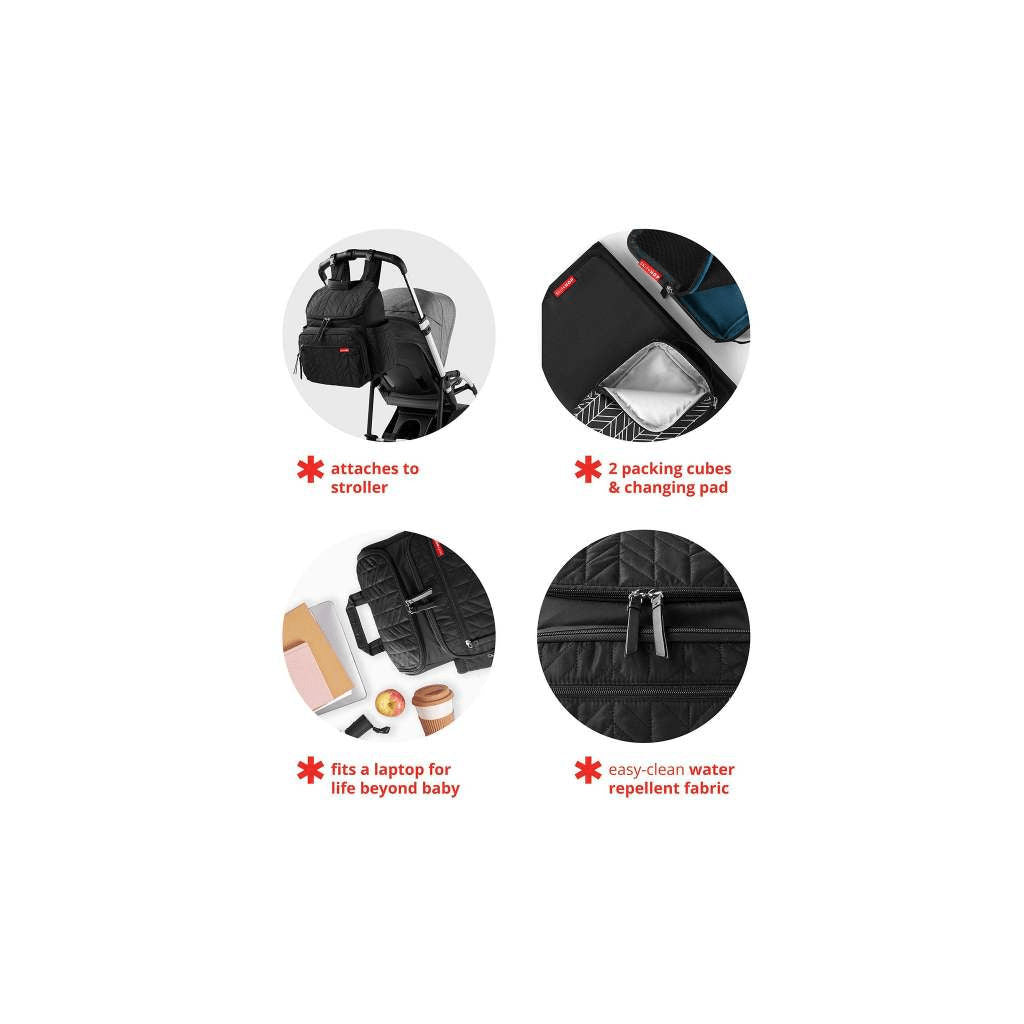 Skip Hop Forma Backpack - Jet Black