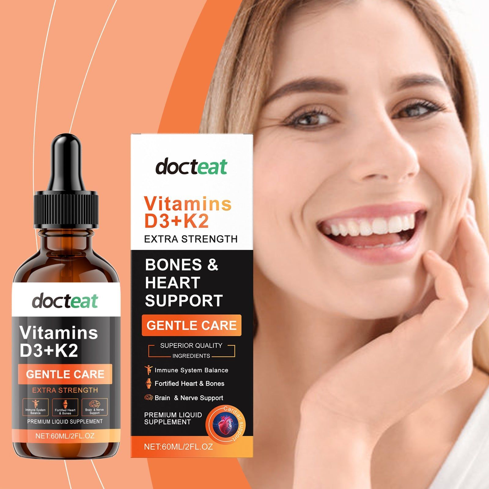 Boost Heart Health with Herbal Body Care Drops, Natural Vitality Enhancer ,60ml