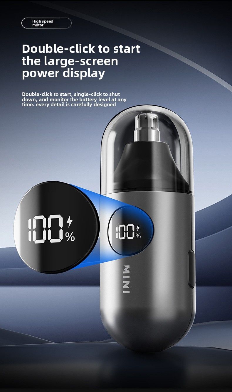 LED USB Nose Hair Trimmer