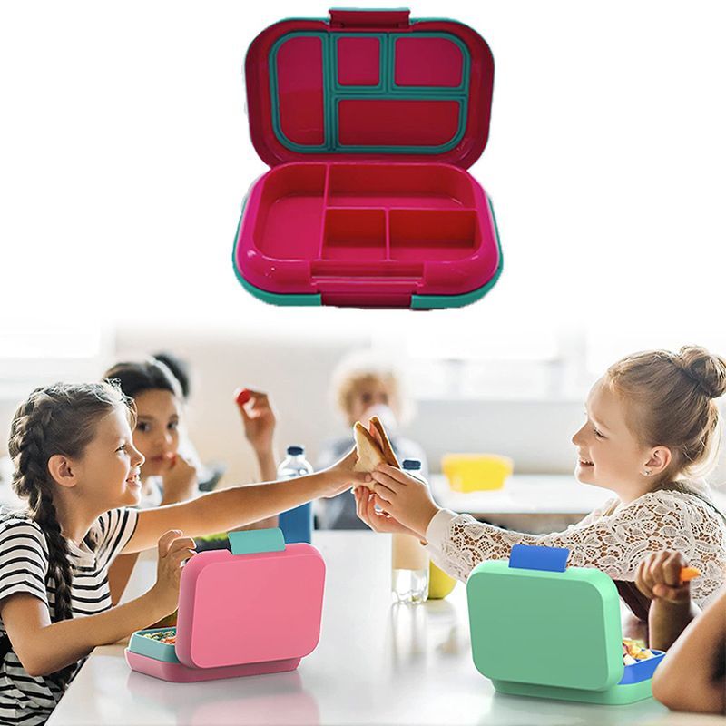 Leakproof Lunch Box Insulated Compartments Food Container For Student Kids