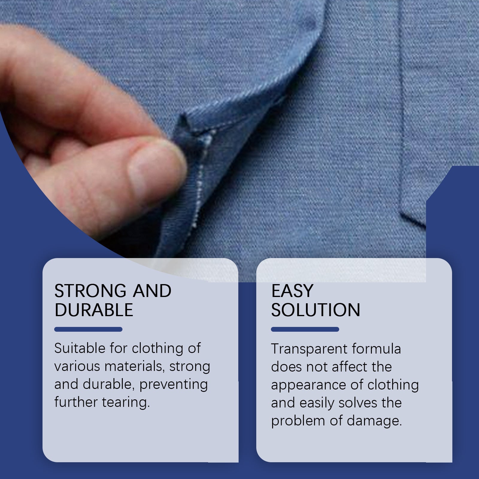 Ultimate Mending Glue for Clothes, Washable, Fast Repair, Seamless Fix, Durable Fabric Adhesive ,30ml