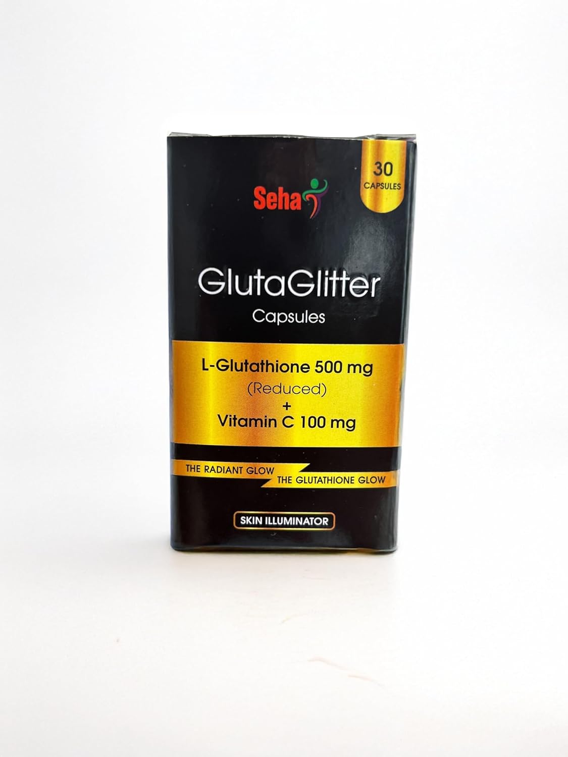 جلوتاجلتر L-جلوتاثيون 500 ملغ + فيتامين C 100 ملغ كبسولات 30