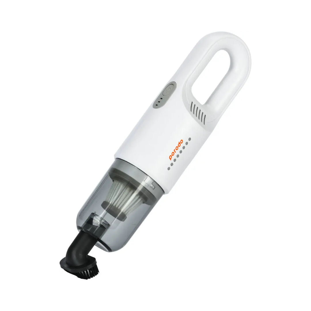 Porodo Portable Cordless Stick Vacuum Cleaner 11-12Kpa, 100W, 7500mAh, White